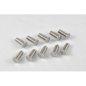 Stainless steel three-spot welding screw