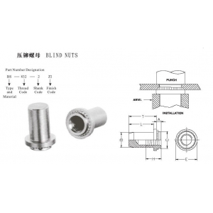 What are the advantages of cold heading pressure riveting nuts